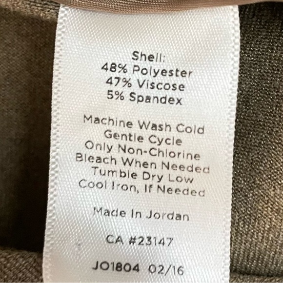 Talbots Tan Polyester Dress Pants/Slacks - Picture 8 of 8